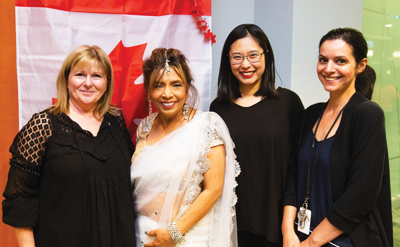 Four women celebrate multiculturalism at CWB